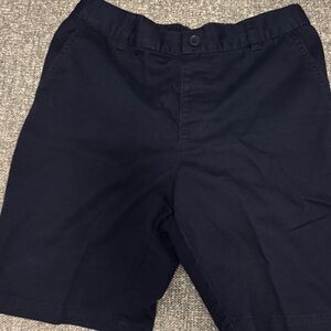 French Toast Dark Blue Flat Front Shorts
